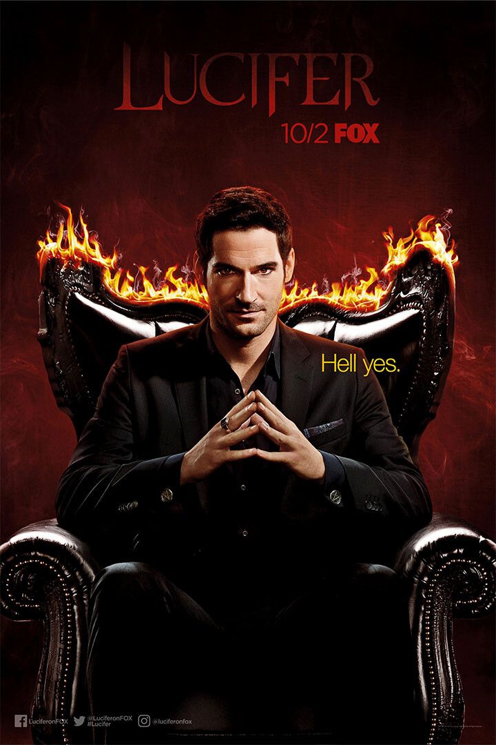 Lucifer Movie Fantasy Action Crime Drama Print Wall Art Home Poster