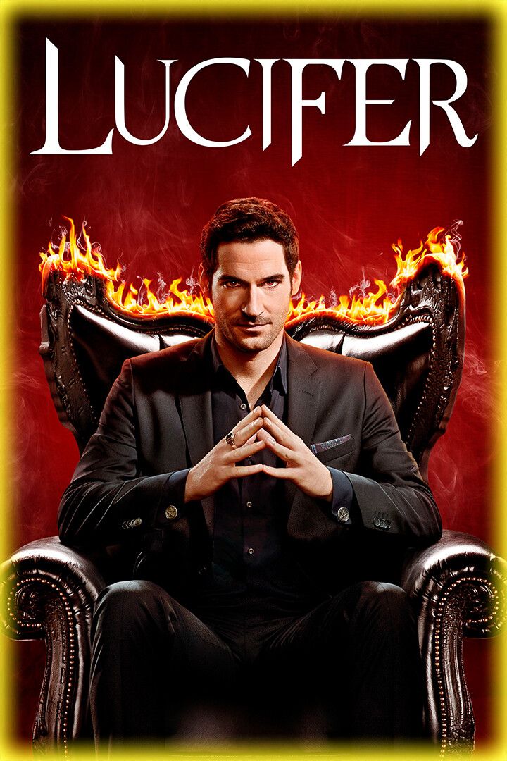 Lucifer Tom Ellis Fallen Angel Tv Show Wall Art Home Decor Poster