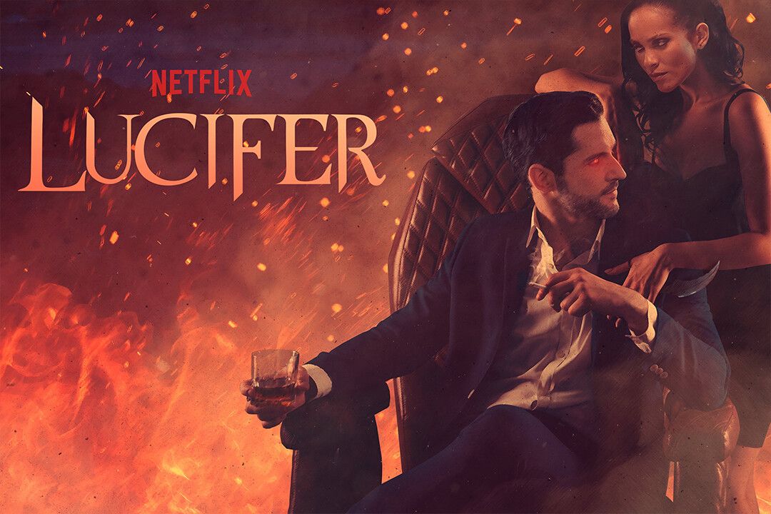 Lucifer Tom Ellis Fallen Angel Usa Tv Series Keychain