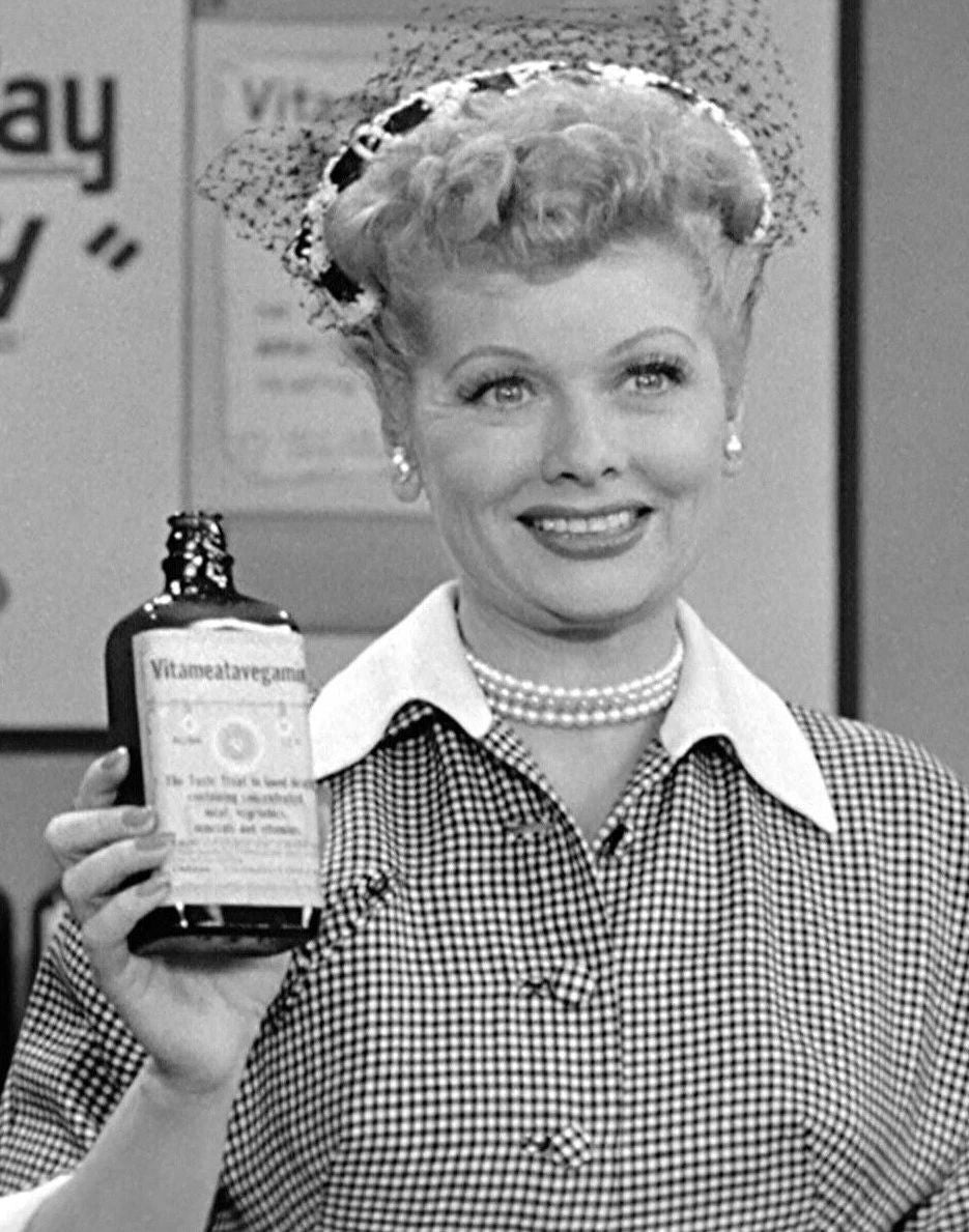Lucille Ball In I Love Lucy Vitameatavegami Tv Episode Photo Print