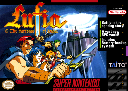 Lufia & The Fortress Of Doom (Usa) Snes Print Poster