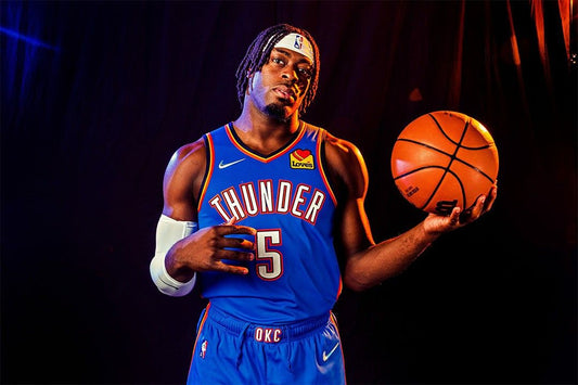 Luguentz Dort Oklahoma City Thunder Basketball Fans Wall Art Poster