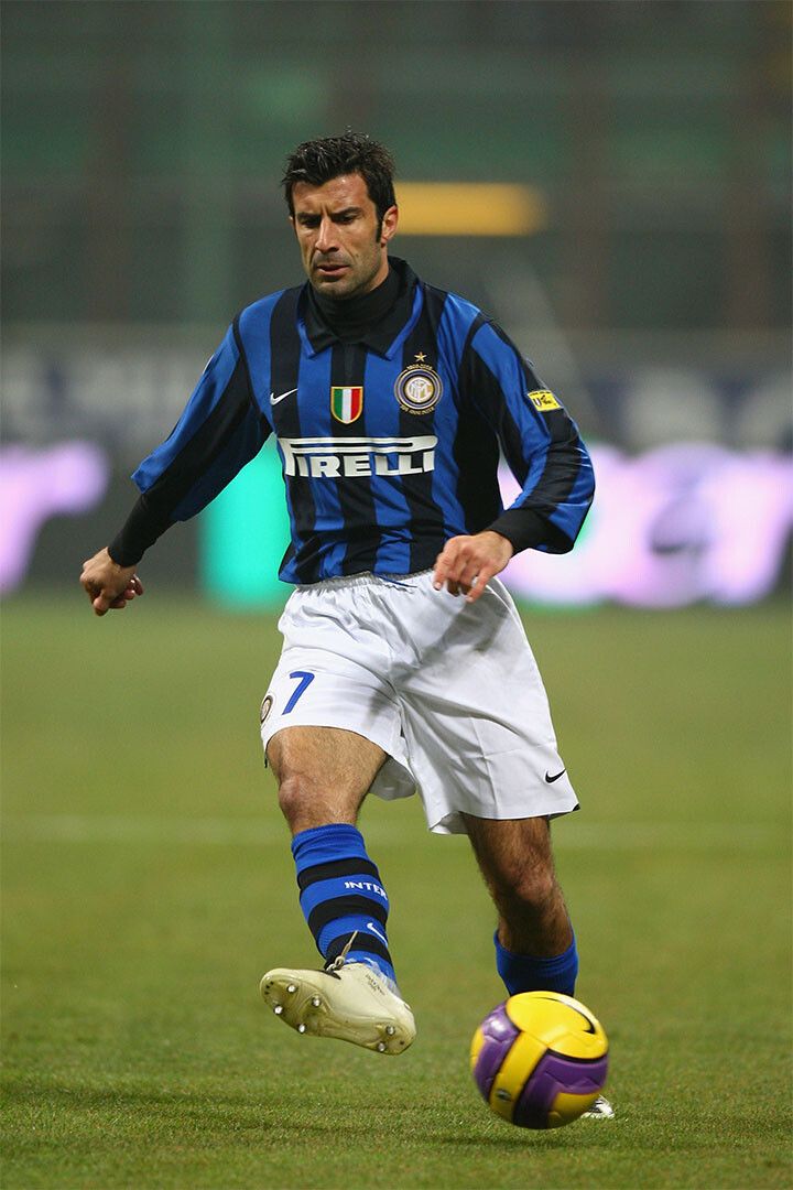 Luis Figo Former Portuguese Football Player Keychain