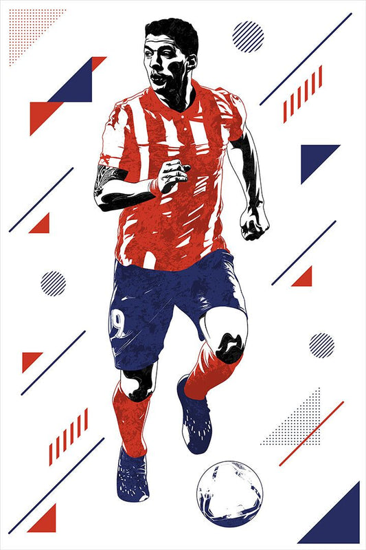 Luis Suarez Uruguay Football Soccer Player Wall Art Home Decor Poster