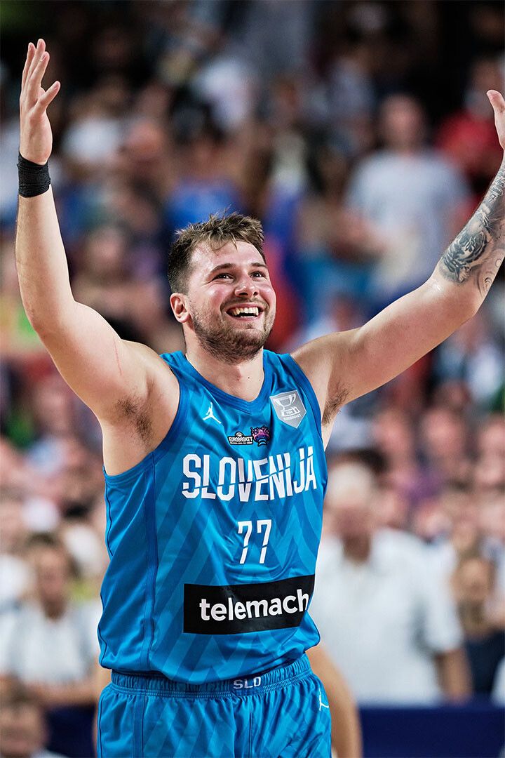 Luka Doncic Slovenija Professional Basketball Sports Magnet