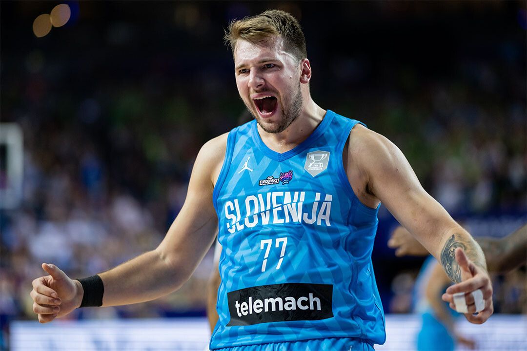 Luka Doncic Slovenija Young Abiliyt Basketball Wall Art Home Poster