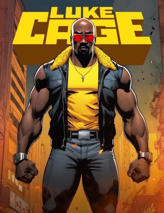 Luke Cage Superhero Poster Print Poster