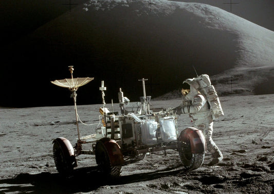 Lunar Roving Vehicle Space Mission Apollo15 Photo Picture Poster Nasa Astronaut