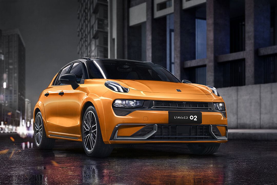 Lynk & Co 02 Hatchback City Driving Art Home Decor Poster