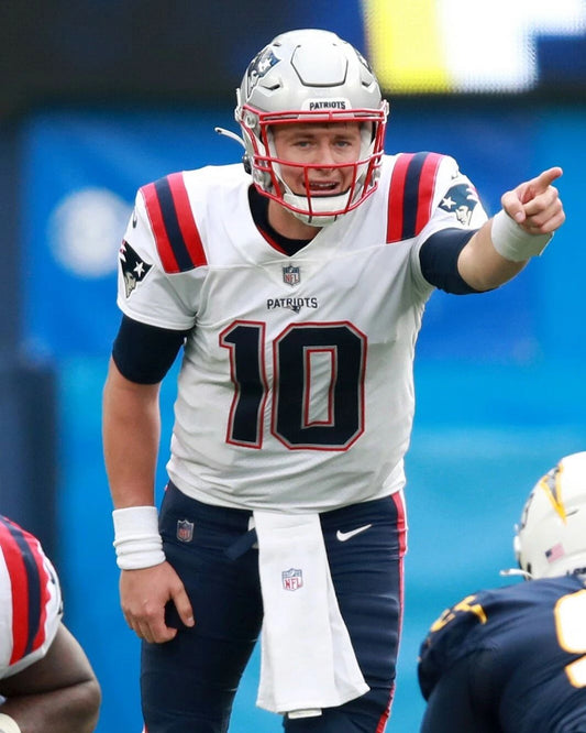 Mac Jones Magnet New England Patriots Picture Nfl Football Vs Ny Chargers