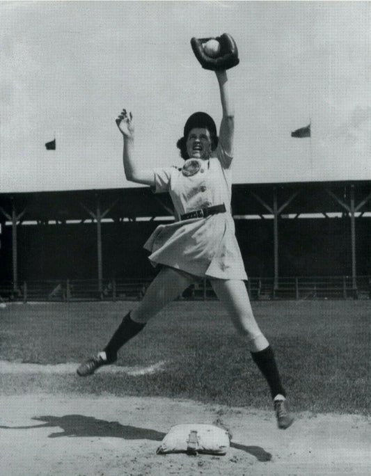 Maddy English Keychain Racine Belles Aagpbl Baseball Picture