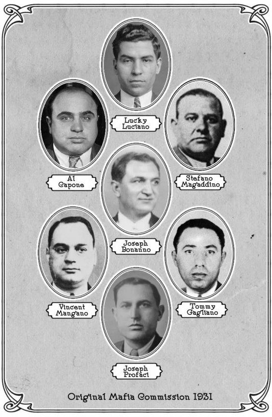 Mafia Commission Keychain Mafia Organized Crime Mobster Mob Picture 1931
