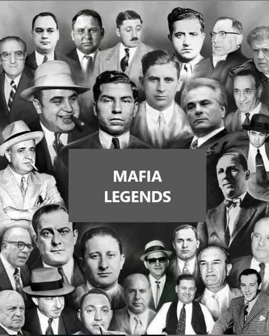 Mafia Legends Collage Photo Mafia Organized Crime Mobster Mob Picture