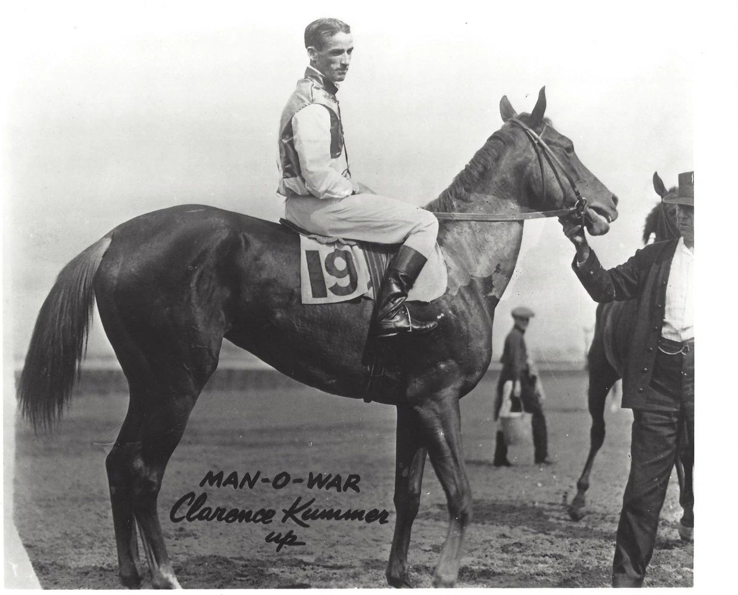 Man O War Photo Horse Racing Jockey Clarence Kummer 300 Piece Jigsaw Puzzle