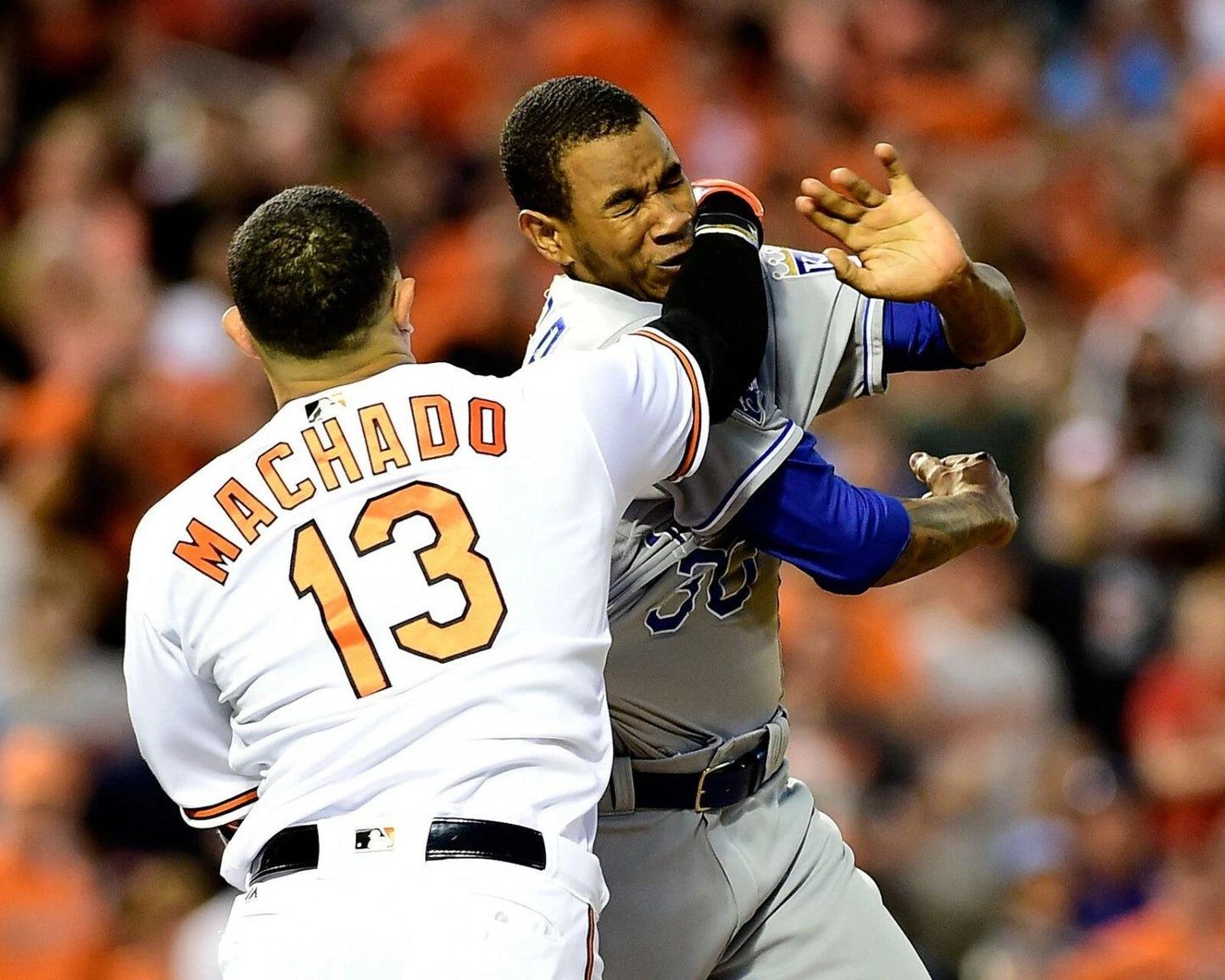 Manny Machado & Yordano Ventura Photo Baltimore Oriole O'S Picture Baseball