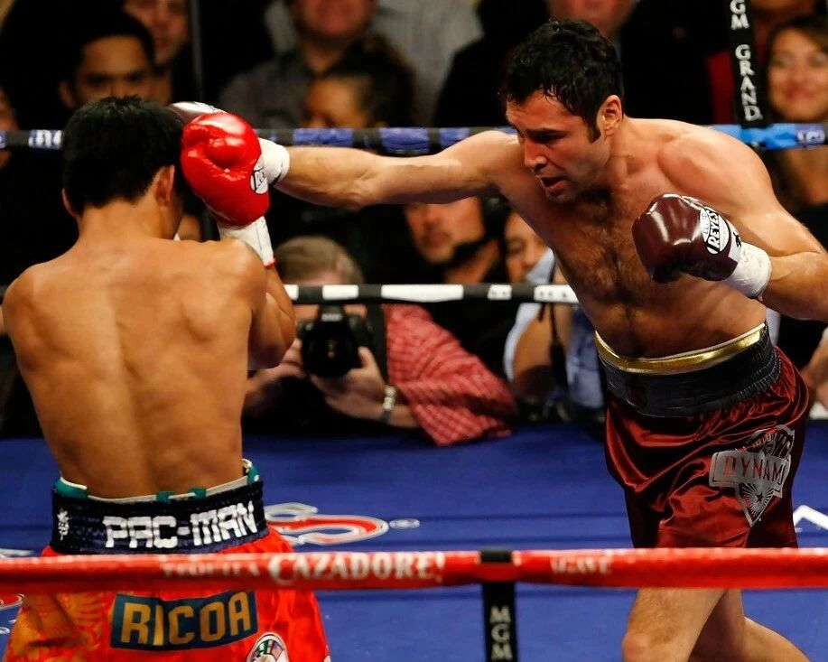 Manny Pacquiao Vs Oscar De La Hoya Photo Boxing Picture Oscar Right