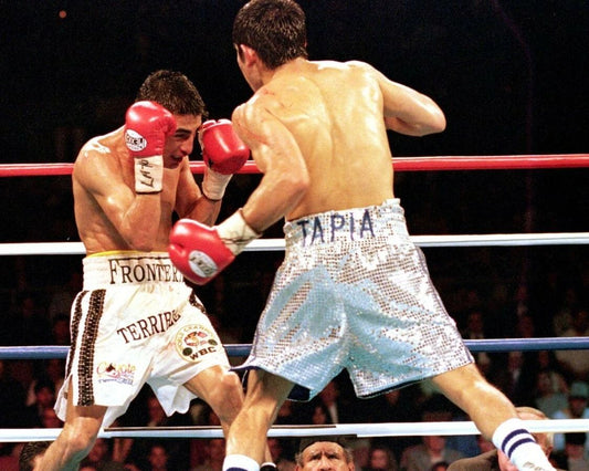 Marco Antonio Barrera Vs Erik Morales Keychain Boxing Picture Close Action