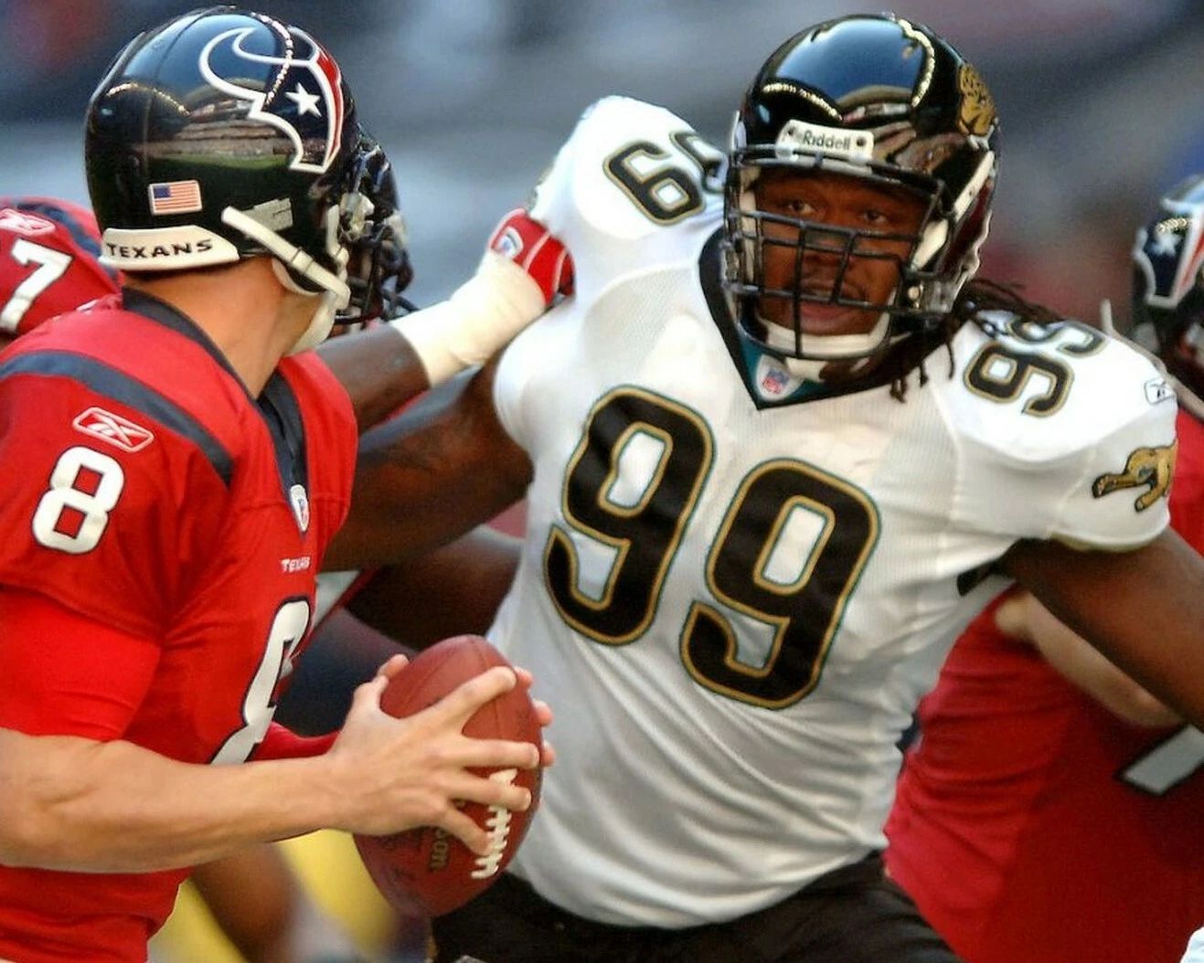 Marcus Stroud Keychain Jacksonville Jaguars Picture Nfl Football Vs Texans