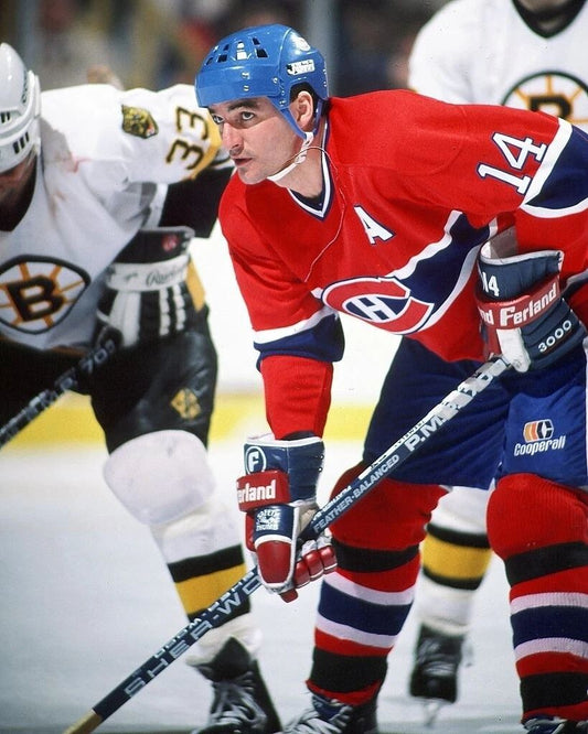 Mario Tremblay Photo Montreal Canadiens Picture Nhl Vs Bruins