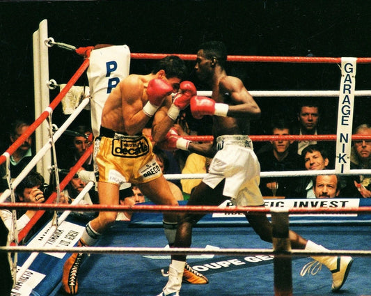 Mark Breland Photo Boxing Picture Ring Action