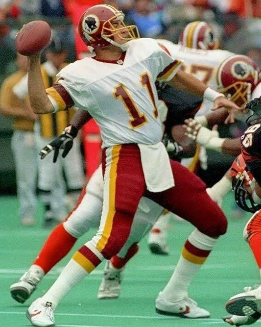 Mark Rypien Photo Washington Redskins Picture Nfl Long Pass