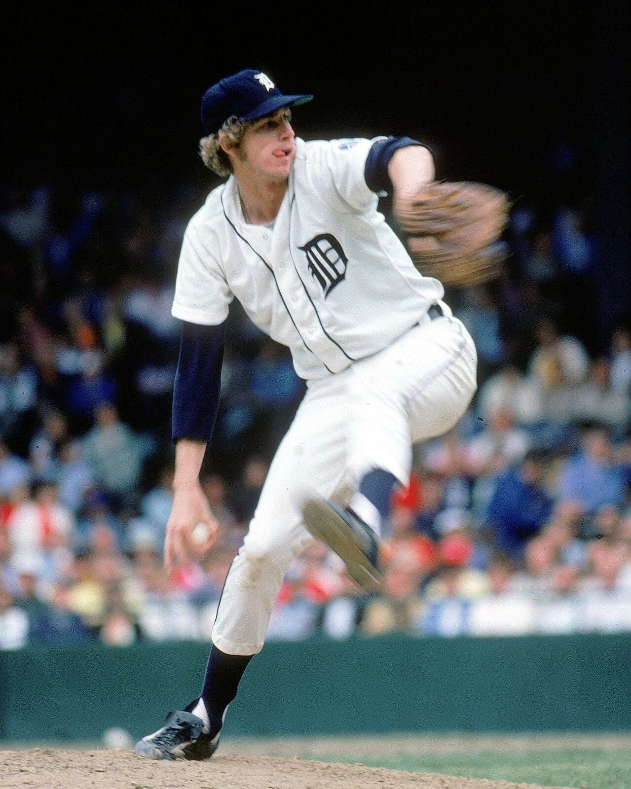 Mark The Bird Fidrych Photo Detroit Tigers Baseball Picture Mlb Pitching