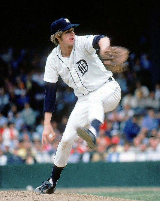 Mark The Bird Fidrych Photo Detroit Tigers Baseball Picture Mlb Pitching
