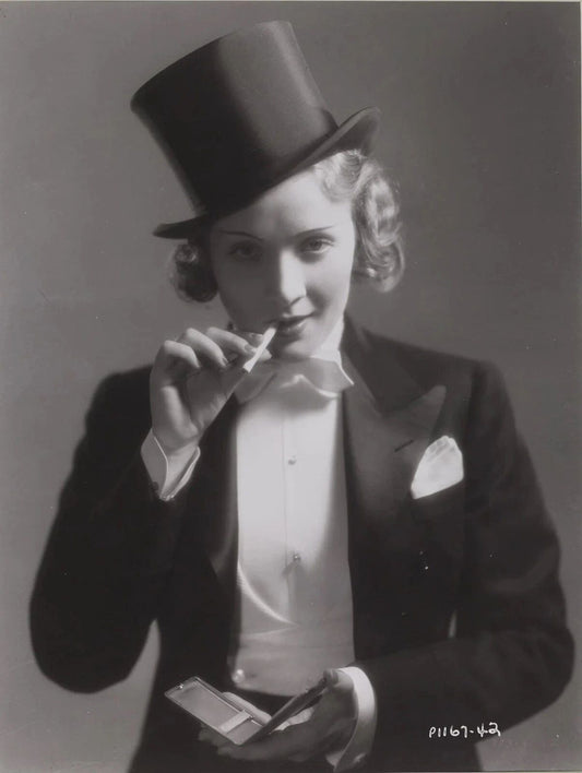 Marlene Dietrich In 1930S Film Morocco Keychain Picture Keychain Print