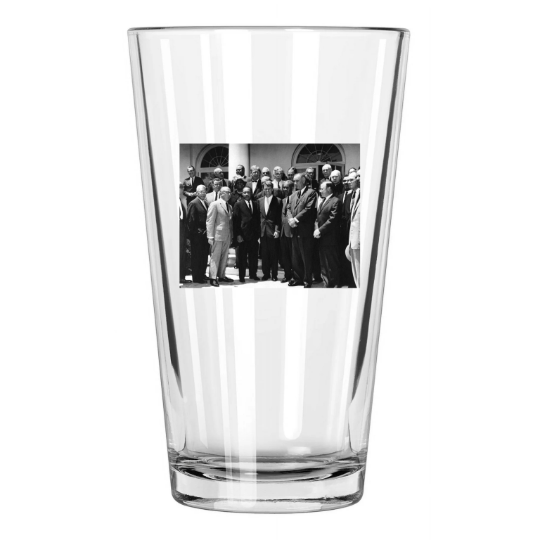 Martin Luther King Jr And Robert Kennedy Civil Rights Pint Beer Drinking Glass