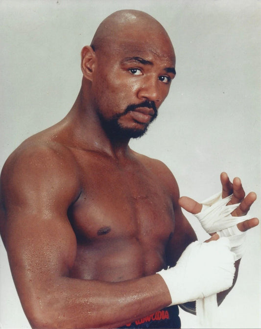 Marvelous Marvin Hagler Keychain Boxing Picture Close Up