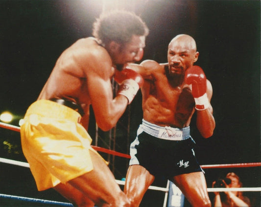 Marvelous Marvin Hagler Vs Tommy Hearns Keychain Boxing Picture Color Thomas