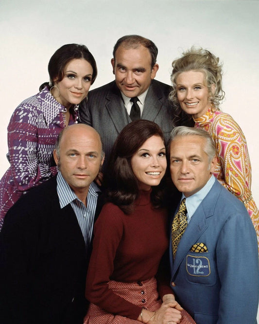 Mary Tyler Moore Show Cast Magnet Tv Picture Ed Asner