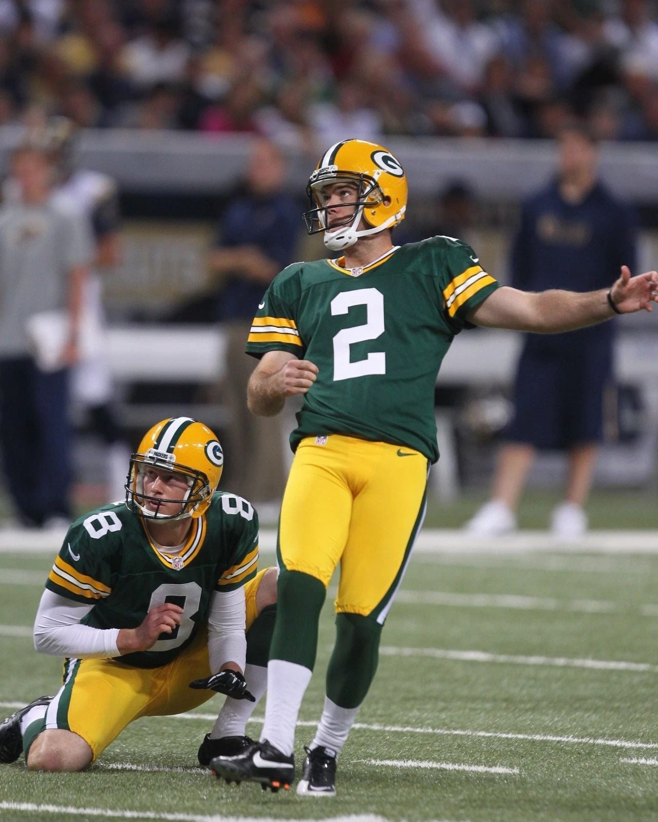 Mason Crosby Magnet Green Bay Packers Picture Nfl Football Game Action