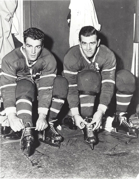 Maurice & Henri Richard Photo Hockey Montreal Canadiens Nhl Picture