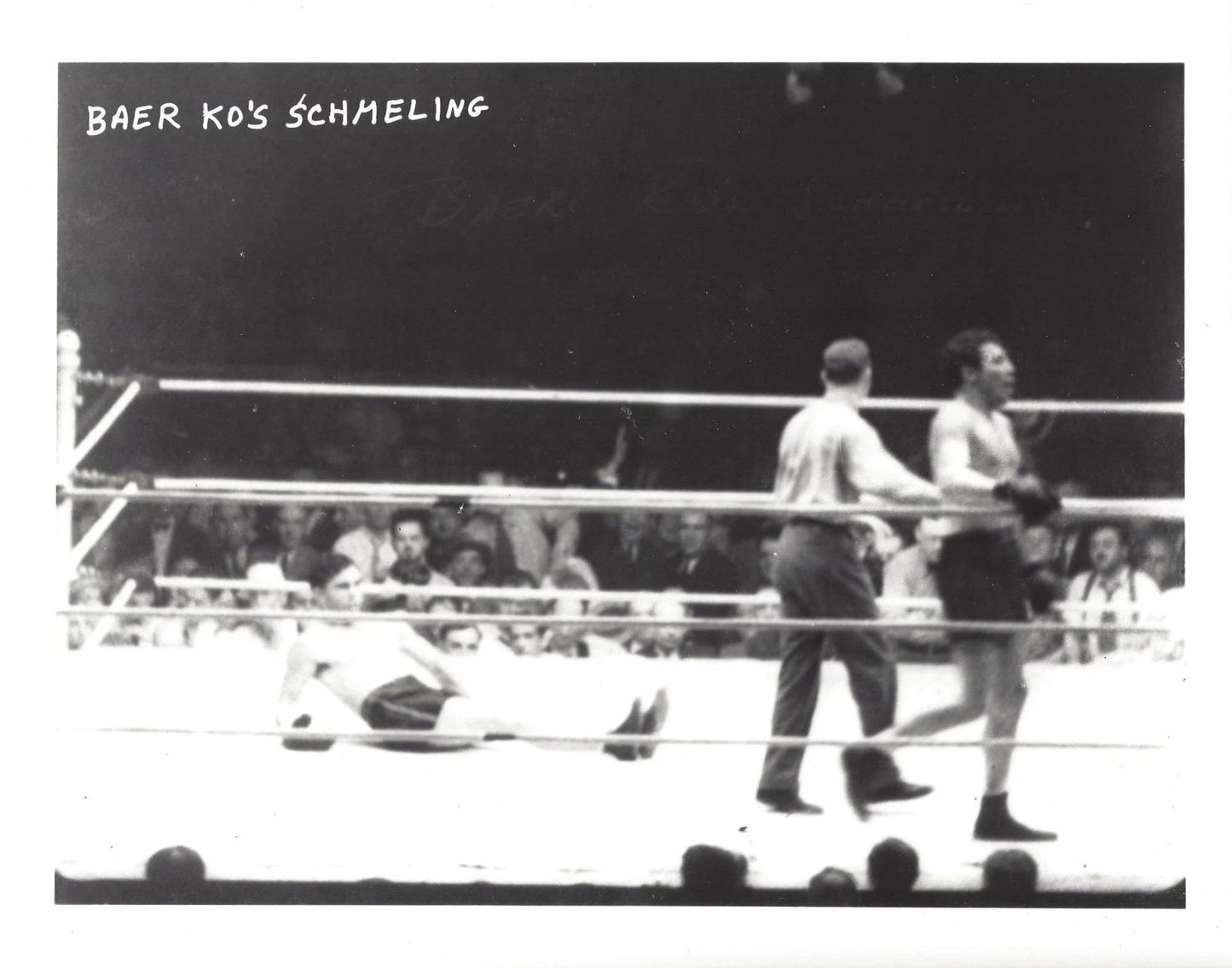 Max Baer Ko'S Max Schmeling Photo Boxing Picture