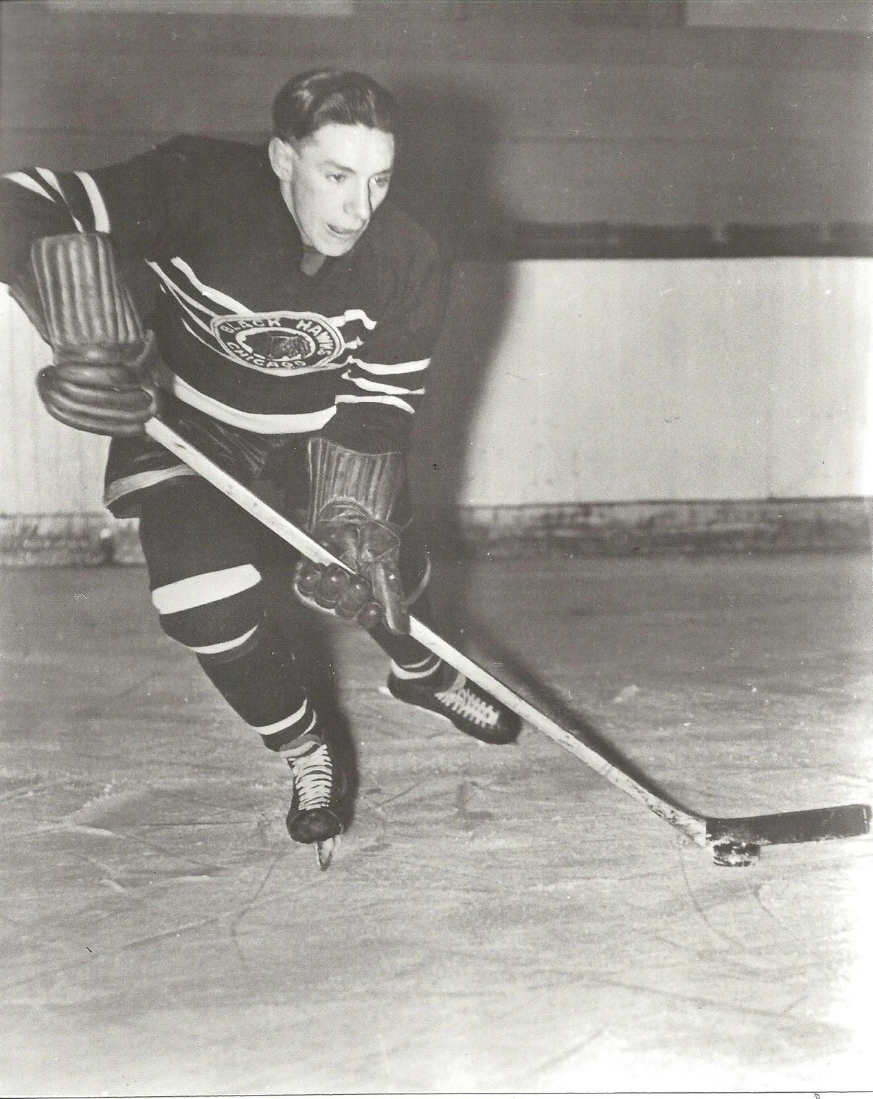 Max Bentley Photo Hockey Chicago Black Hawks Blackhawks Nhl Picture
