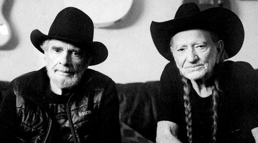 Merle Haggard And Willie Nelson 8 X 10 Publicity Keychain Picture Musicians