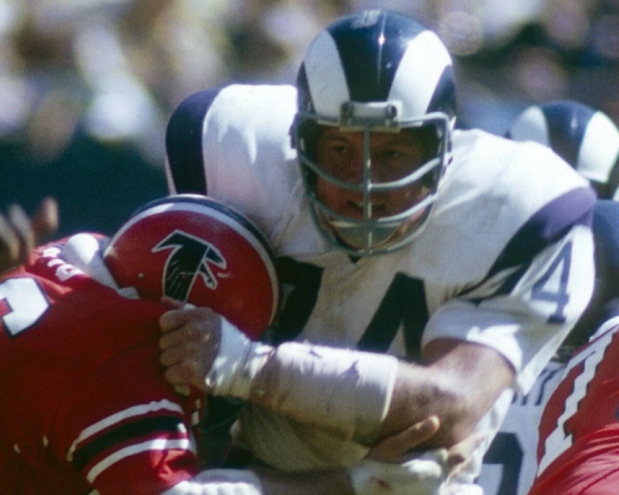 Merlin Olsen Photo Los Angeles Rams La Picture Nfl Football Vs Falcons