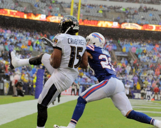 Michael Crabtree Keychain Baltimore Ravens Picture Nfl Action