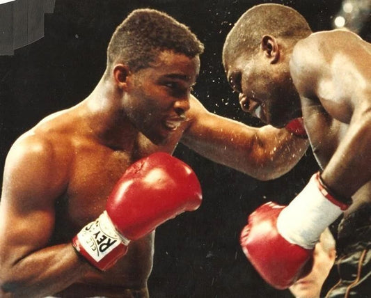 Michael Nunn Keychain Boxing Picture Action