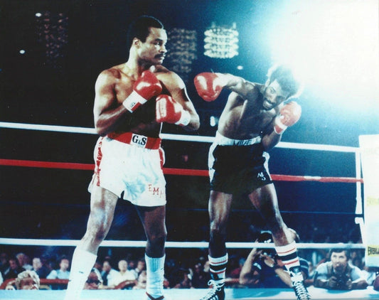 Michael Spinks Vs Eddie Mustafa Muhammad Photo Boxing Picture