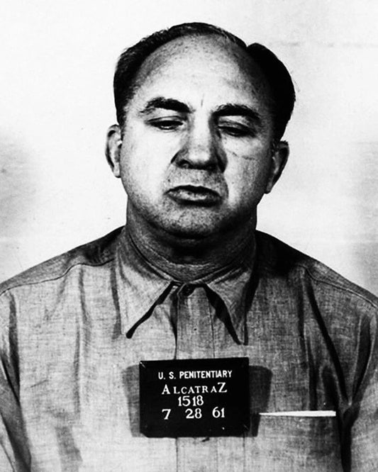 Mickey Cohen Mug Shot Magnet Mafia Organized Crime Mobster Mob Picture