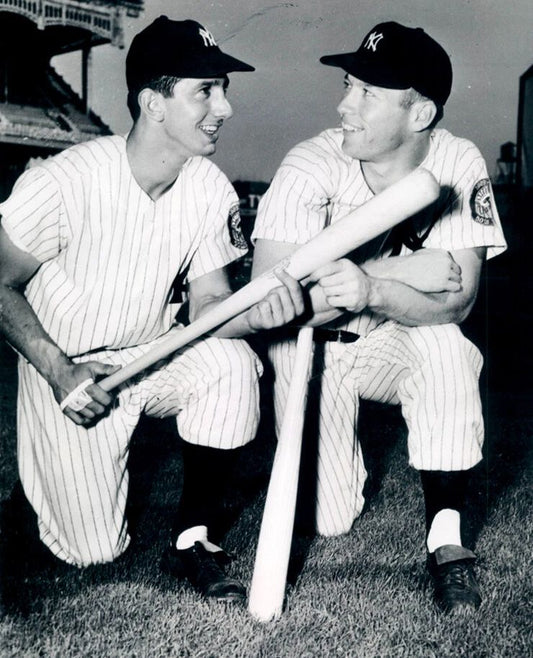 Mickey Mantle & Billy Martin Photo New York Yankees Baseball Mlb