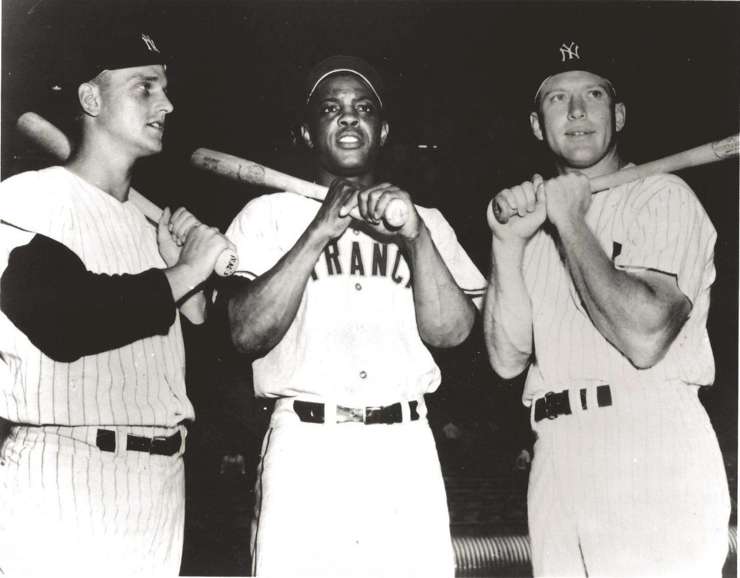 Mickey Mantle Maris Willie Mays Photo New York Yankees Ny Baseball Picture