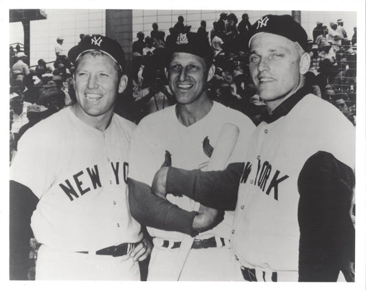 Mickey Mantle Stan Musial R Maris Magnet New York Yankees Baseball Picture