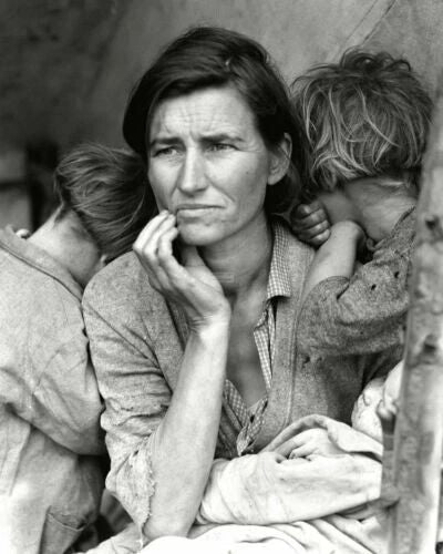 Migrant Mother 1936 Dorothea Lange Depression Era Photo Picture Reprint