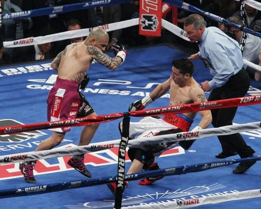 Miguel Angel Cotto Vs Sergio Martinez Photo Boxing Picture Knock Down