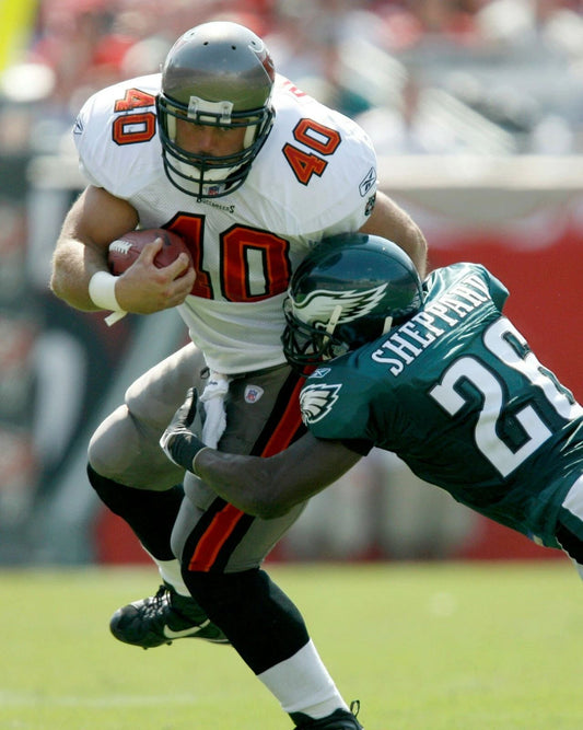 Mike Alstott Photo Tampa Bay Buccaneers Bucs Picture Nfl Football V Eagles