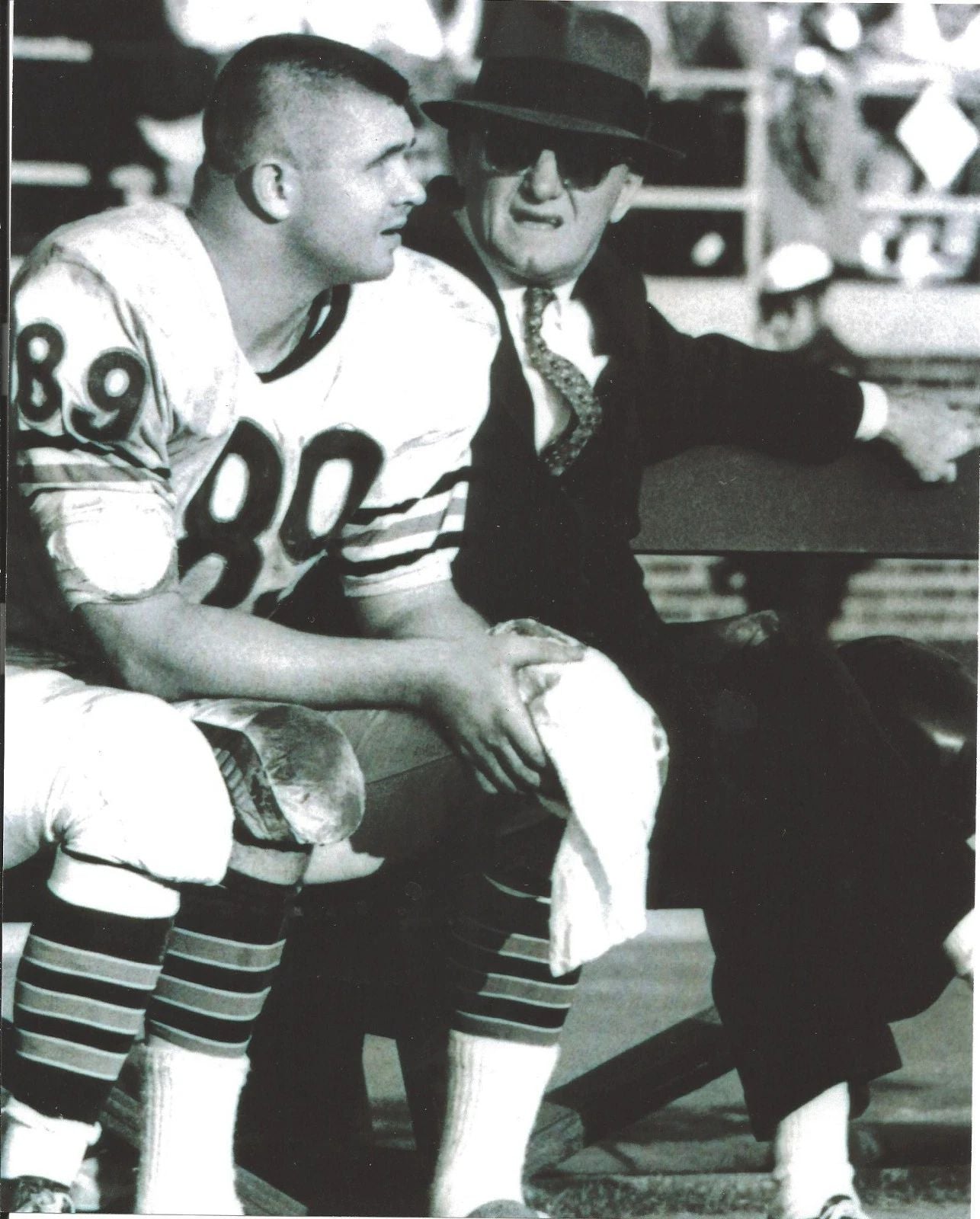 Mike Ditka & George Halas Photo Chicago Bears Picture Nfl Football