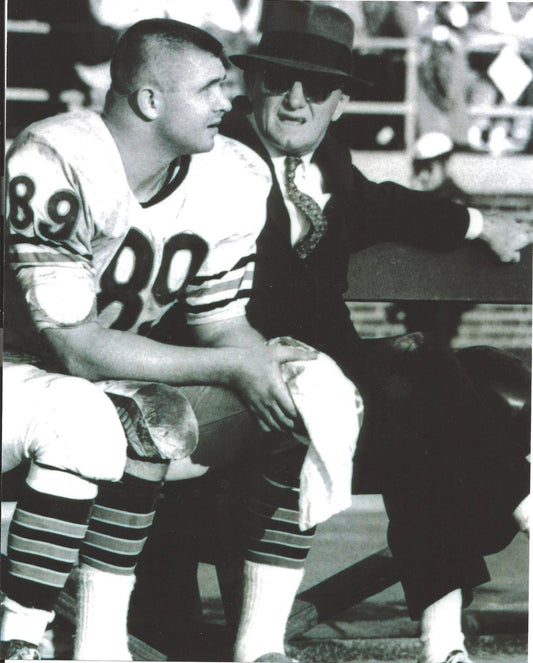 Mike Ditka & George Halas Photo Chicago Bears Picture Nfl Football